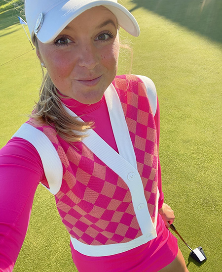 Kajsa Arwefjäll in coolest Lindeberg outfit 2024