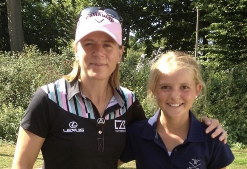 kajsa arwefjall with annika sorenstam